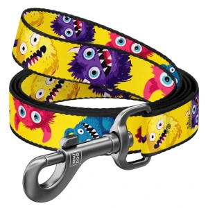 WAUDOG Smycz Nylon Furry Monster L 25mm 122cm