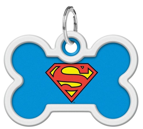 WAUDOG Smart ID zawieszka z QR Superman śr 40mm