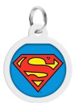 WAUDOG Smart ID zawieszka z QR Superman śr 30mm
