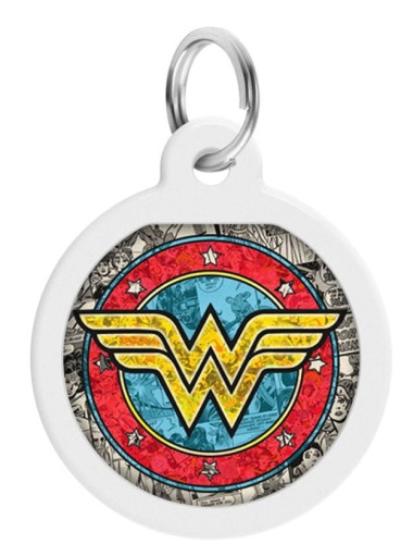 WAUDOG Smart ID zawieszka z QR Wonder Woman śr 30mm