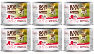 VetExpert Raw Paleo Dog Duo Puppy Beef Rabbit 6x200g