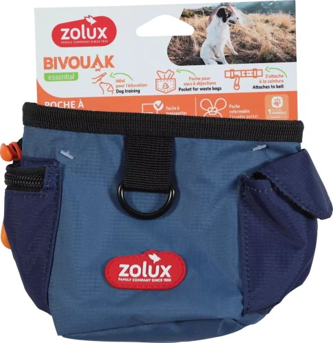 ZOLUX BIVOUAK Saszetka na przysmaki Niebieska