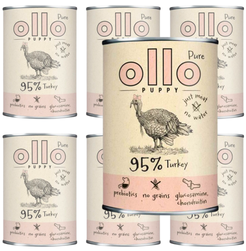 Ollo Pure Puppy Indyk 6x850g