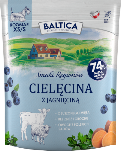 Baltica Cielęcina z jagnięciną XS/S 1kg