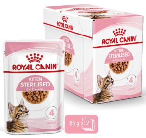 Royal Canin FHN Kitten Sterilised w sosie 12x85g