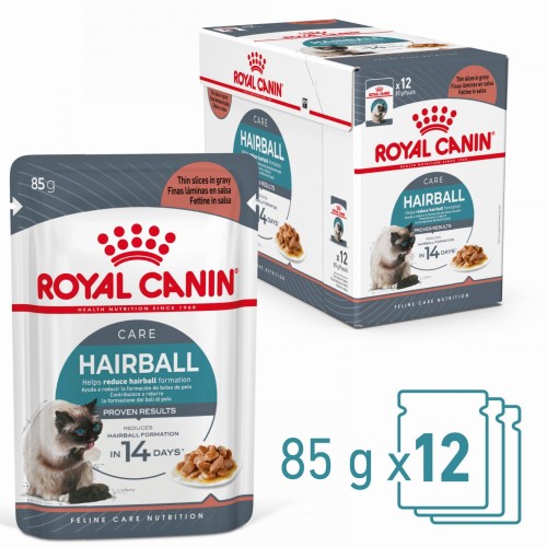 Royal Canin FCN Hairball Care w sosie 12x85g