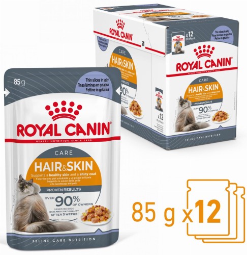 Royal Canin FCN Hair&Skin Care w galaretce 12x85g