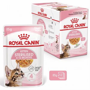 Royal Canin FHN Kitten Sterilised w galaretce 12X85g