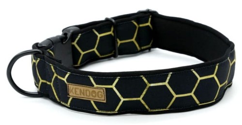 KENDOG Czarne Plastry Miodu Obroża S 2cm 30-45cm
