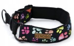 KENDOG Kolorowe Łapki Półzacisk Obroża S 3cm