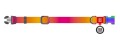WAUDOG Obroża Nylon z QR Pomarańczowa Gradient M 20mm 28-40cm