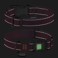 WAUDOG Obroża Mono z QR Różowa L 25mm 33-49cm