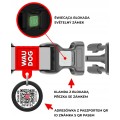 WAUDOG Obroża Nylon z QR Zębate Potwory XXL 35mm 46-70cm