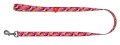 WAUDOG Smycz Nylon Banany Róż L-XXL 25mm 122cm