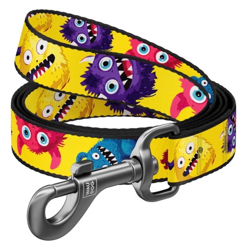 WAUDOG Smycz Nylon Furry Monster L-XXL 25mm 200cm