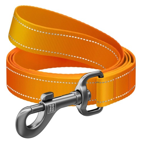 WAUDOG Smycz Nylon Mono Pomarańczowa L-XXL 25mm 200cm