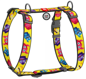 WAUDOG Szelki Nylon Guard z QR Furry Monster L 25mm 60-100cm