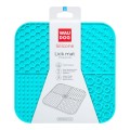 WAUDOG Silicone Mata do lizania 190x190x10mm Niebieska