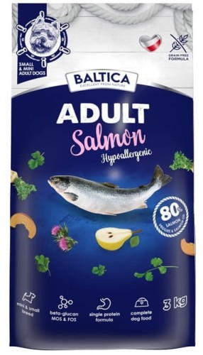 Baltica Salmon Hypoallergenic XS/S 3kg