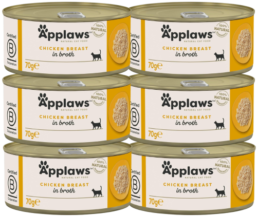 Applaws Cat Tin Adult Chicken Breast 6x70g