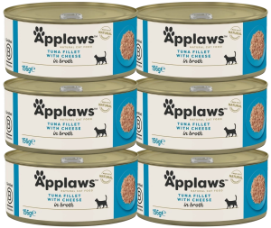 Applaws Cat Tin Adult Tuna Fillet Cheese 6x156g