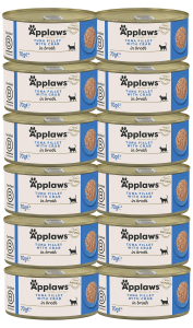 Applaws Cat Tin Adult Tuna with Crab 12x70g