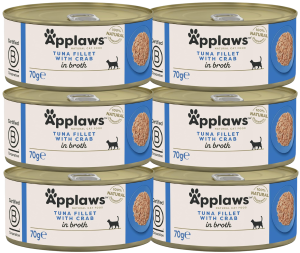 Applaws Cat Tin Adult Tuna with Crab 6x70g