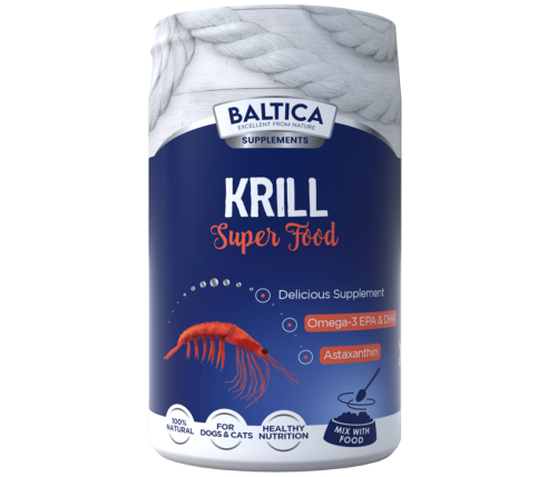 Baltica Suplement Krill Superfood dla Psa i Kota 100g