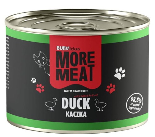 BUBA More Meat Kot Puszka Kaczka 185g