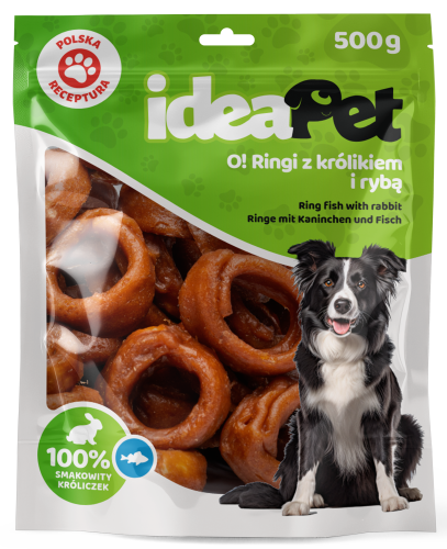 IdeaPet Ringi z królikiem i rybą 500g