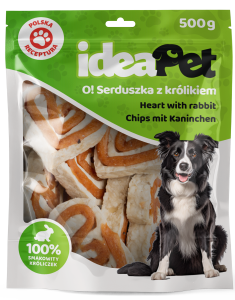 IdeaPet  Serduszka z królikiem 500g