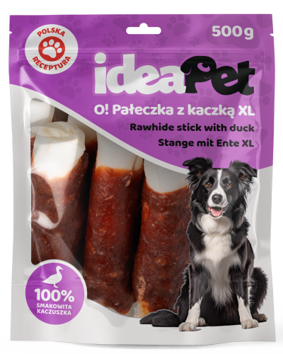 IdeaPet Pałeczka z kaczką XL 500g