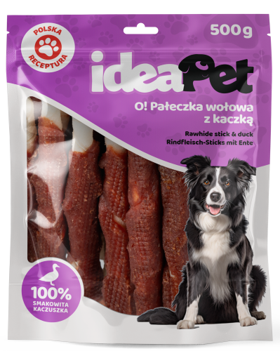 IdeaPet Pałeczka wołowa z kaczką 500g