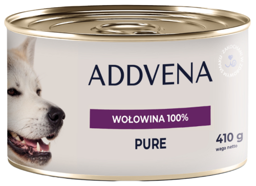 Addvena Moist PURE Wołowina 410g