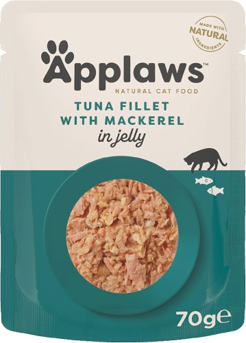 Applaws Cat Pouch Jelly Adult Tuna Fillet Mackere 70g