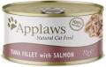 Applaws Cat Tin Adult Tuna Salmon in Broth 70g