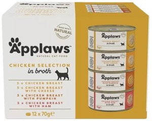 Applaws Cat Tin Adult Multipack Chicken 12x70g
