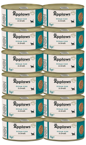 Applaws Cat Tin Adult Ocean Fish 12x70g