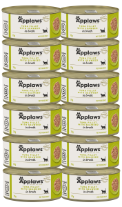 Applaws Cat Tin Adult Tuna Fillet Seaweed 12x70g