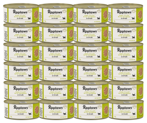 Applaws Cat Tin Adult Tuna Fillet Seaweed 24x70g