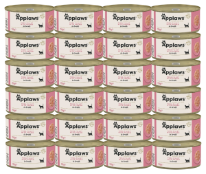 Applaws Cat Tin Adult Tuna Fillet Prawn 24x156g