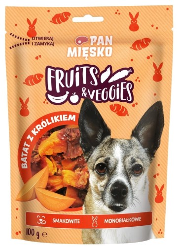 Pan Mięsko Fruits & Veggies Batat Królik 100g