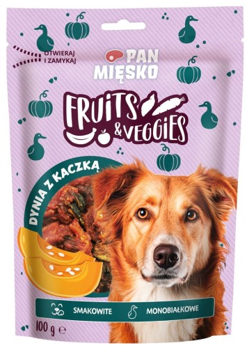 Pan Mięsko Fruits &amp; Veggies Dynia Kaczka 100g