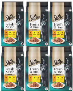 Sheba Mini Sos Kurczak Indyk Kaczka 36x50g