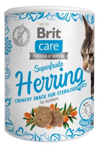Brit Care Cat Snack Superfruits Herring 100g