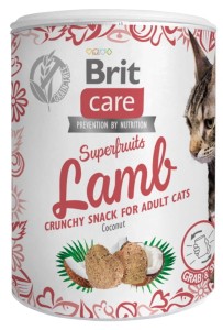 Brit Care Cat Snack Superfruits Lamb 100g