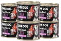 John Dog Pure Black Adult Jeleń 6x200g