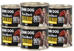 John Dog Pure Black Adult Dzik 6x200g