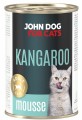 JohnDog For cats Mousse Adult Kangur 6x400g