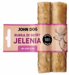 JohnDog Rurka ze Skóry Jelenia 2x15cm